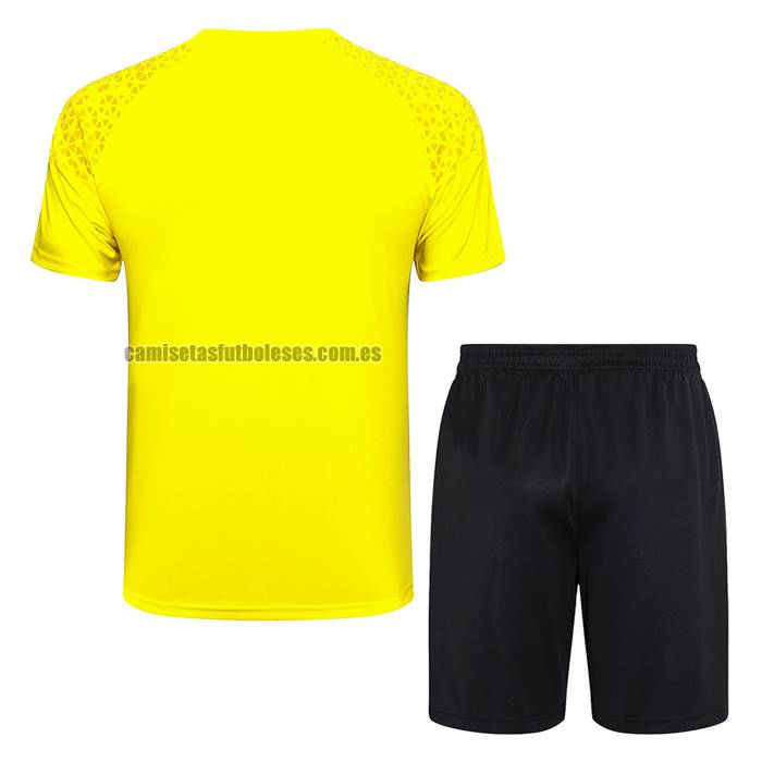 Chandal del Borussia Dortmund Manga Corta 2023 2024 Amarillo - Pantalon Corto